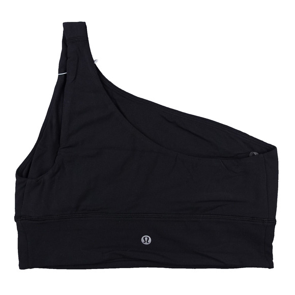 New Lululemon Size 8 Align Asymmetrical Bra A/B Light Support BLK Black $58 - Picture 2 of 8